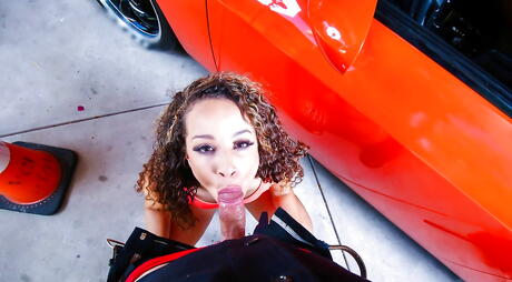 Sultry american pornstar Teanna Trump rammed after hot suck 